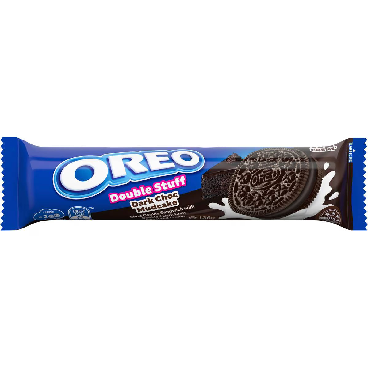 Double Stuff Dark Choc Mudcake Cookies | 136g | Oreo | YG-112634-MC-977445