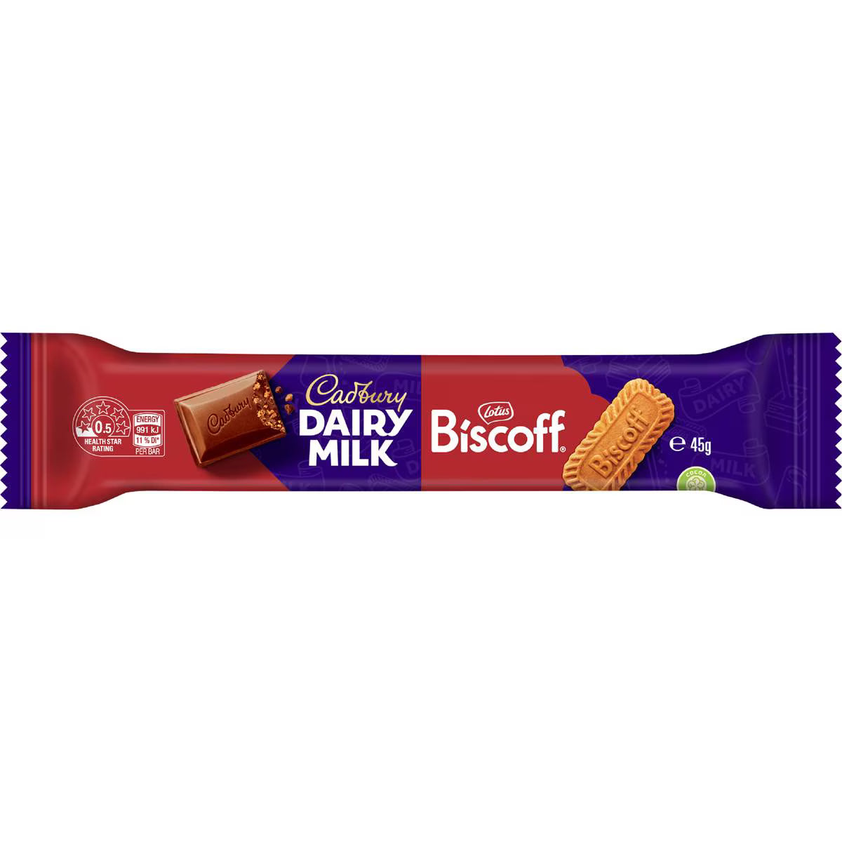 Dairy Milk Biscoff Chocolate Bar | 45g | Cadbury | YG-112699-MC-977647