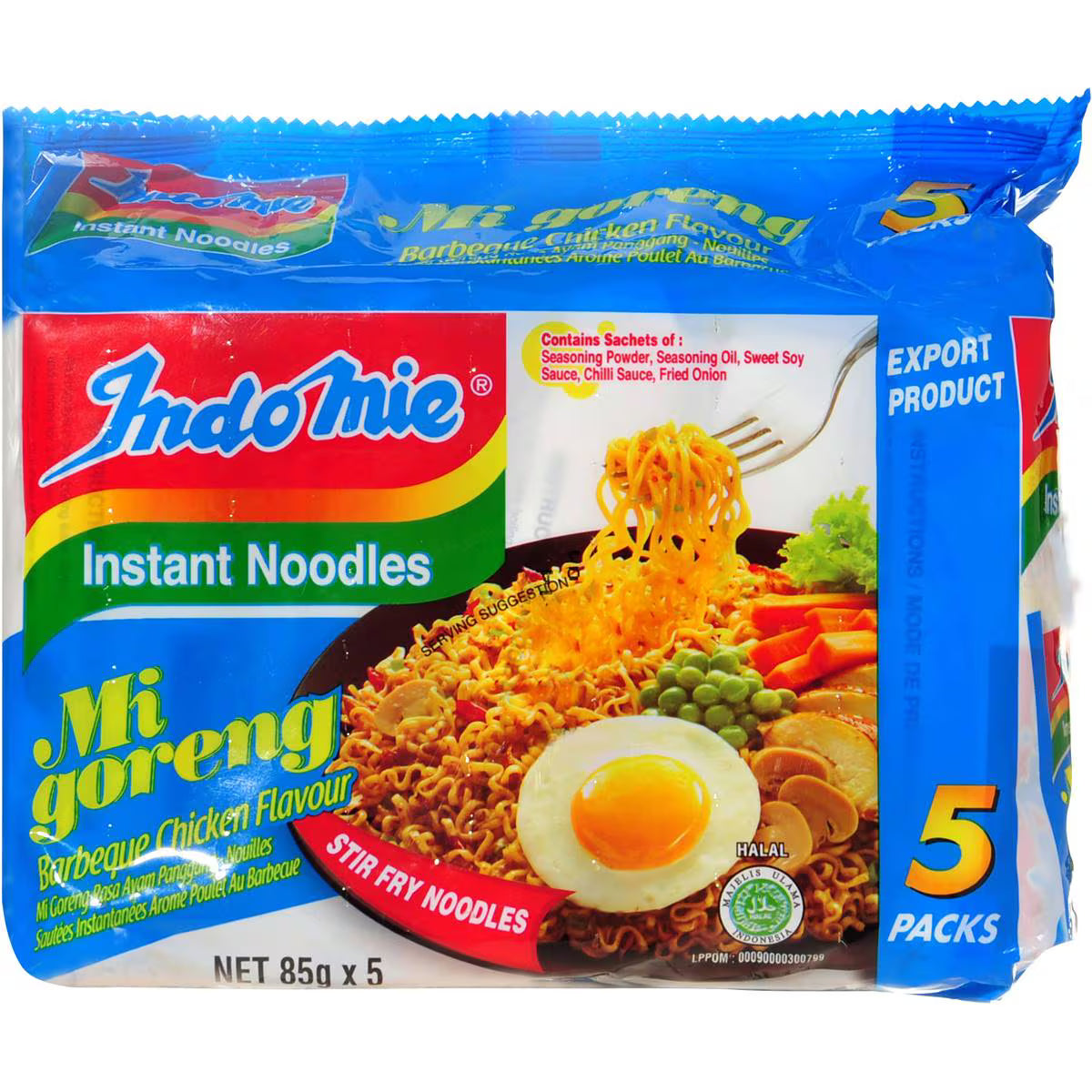 Mie Goreng BBQ Chicken | 425g 5 Pack | Indomie | YG-111563-MC-976620
