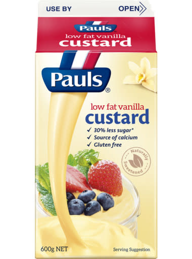 Low Fat Custard Vanilla