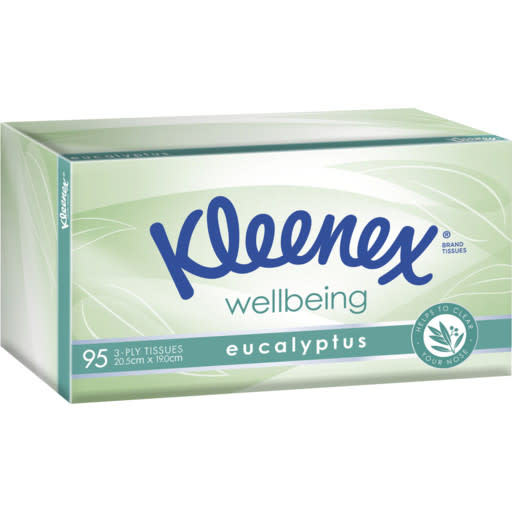 Eucalyptus Facial Tissues 95 Pack