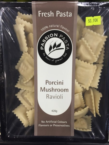 Porcini Mushroom Ravioli