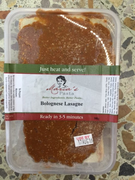 bolognese lasagne