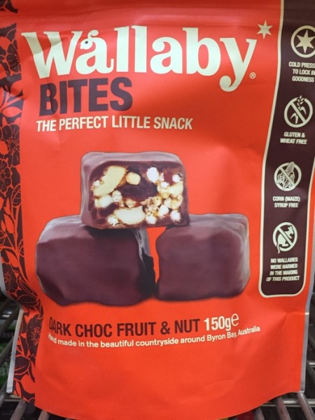Wallaby Bites Dark Choc Fruit & Nut