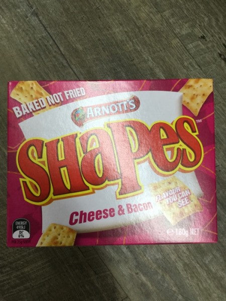 Shapes Snacks Cheese And Bacon