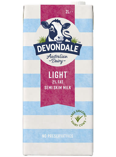 Light Semi Skim Long Life Milk