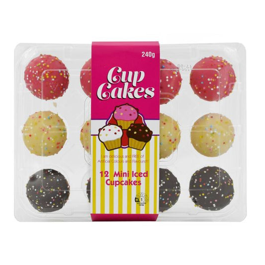 Mini Iced Cupcakes