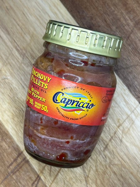 Capriccio Anchovies in chilli 
