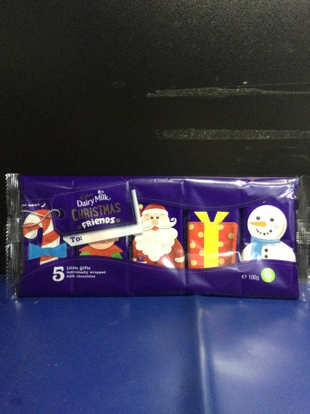 Dairy milk Christmas friends 