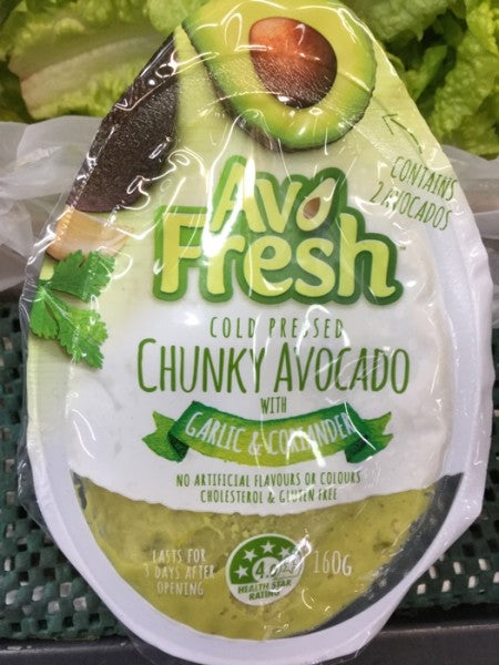 Cold Pressed Chunky Avocado With Garlic & Coroander