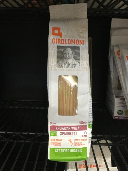  Organic Khorasan Wheat Spaghetti  | 500g | Girolomoni | YG-RO3-190 | RO-022568