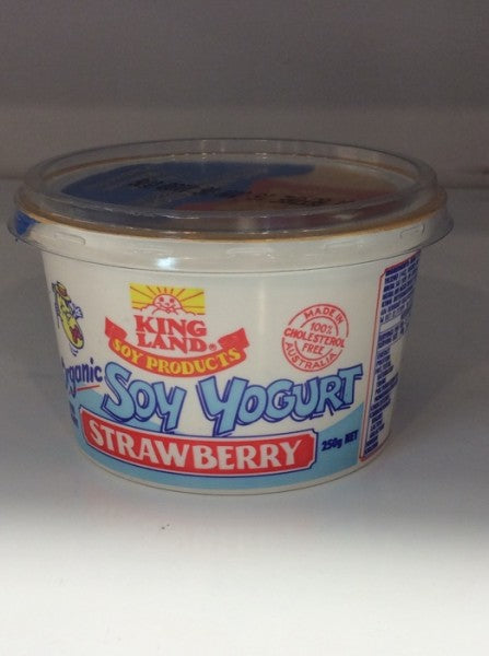 Dairy free yoghurt strawberry