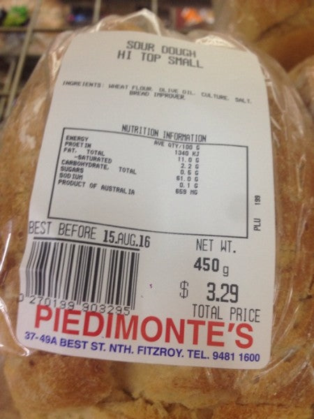 Sour Dough Hi Top Small