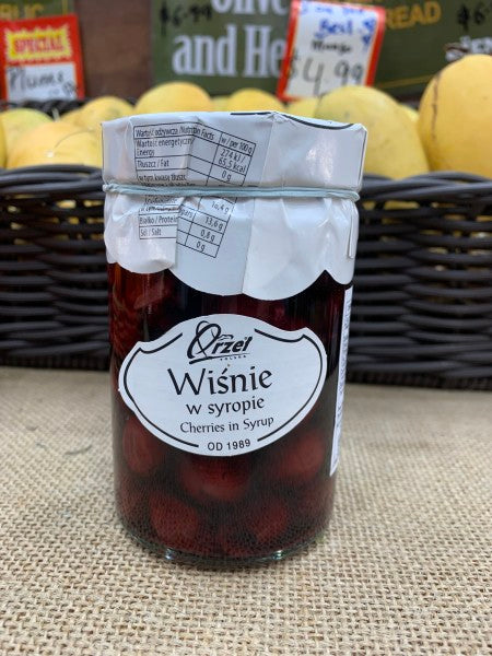 Cherries in syrup