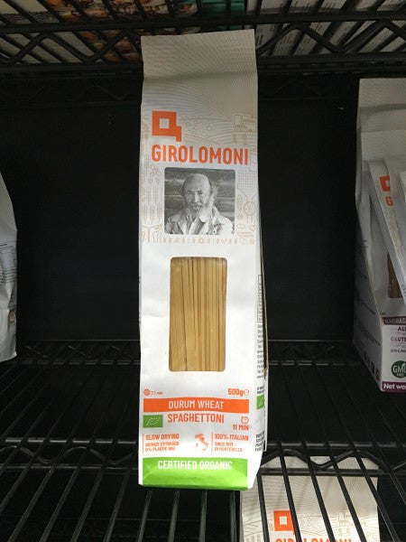  Organic Durum Wheat Semolina Spaghettoni  | 500g | Girolomoni | YG-RO3-187 | RO-022560