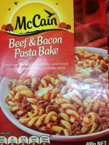 Beef & Bacon Pasta Bake
