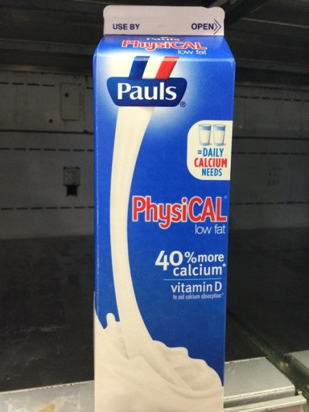 Physical Low Fat Millk 40% More Calcium