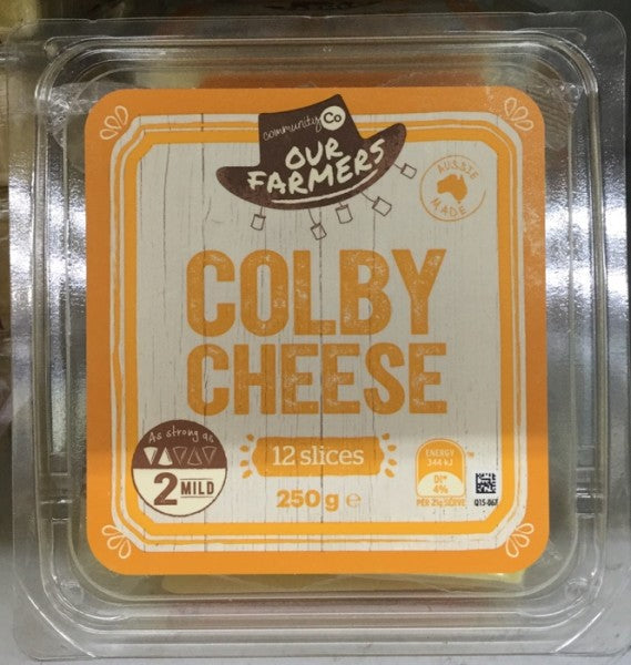 Colby Cheese Slices