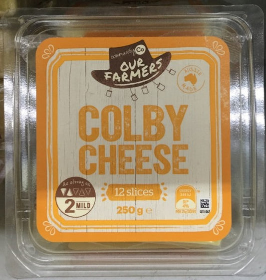 Colby Cheese Slices