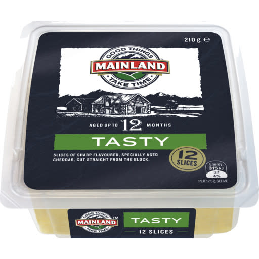 Tasty Cheese Slices 12pk