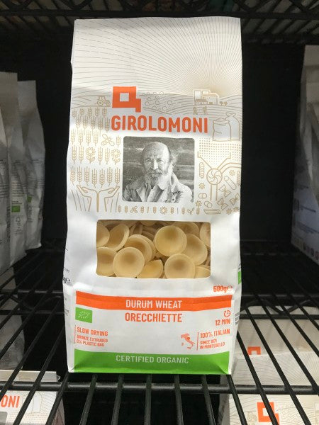  Organic Durum Wheat Semolina Orecchiette  | 500g | Girolomoni | YG-RO3-183 | RO-022559