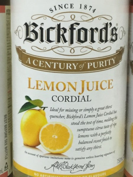 Lemon Cordial