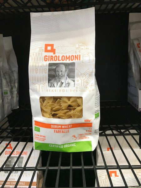  Organic Durum Wheat Semolina Farfalle  | 500g | Girolomoni | YG-RO3-180 | RO-022556