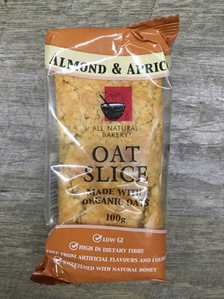 Almond & Apricot Oat Slice
