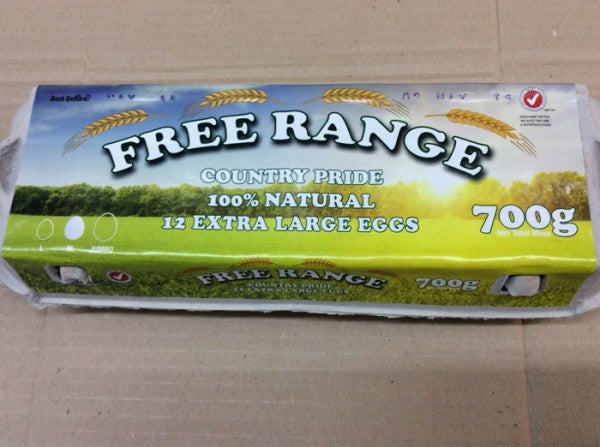 Free Range Extra Large Eggs