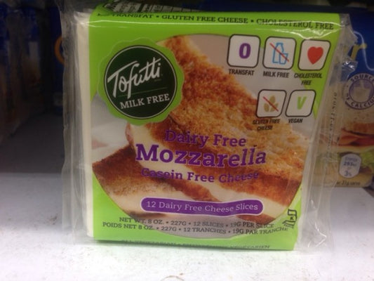 Vegan sliced mozzarella