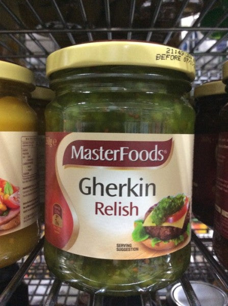 Masterfoods Gherkin Relish