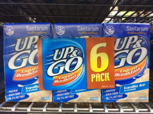 Sanitarium Up & Go Liquid Breakfast 250mlx6