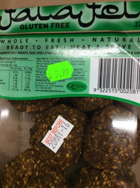 Falafel Gluten Free