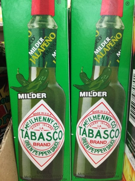 Tabasco Milder Jalapeño Green Pepper Sauce