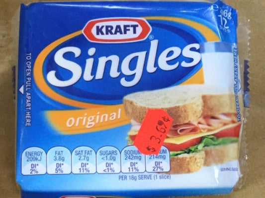 Sliced Cheese Singles 12 slices