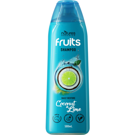 Natures Organics Fruits Shampoo Coconut & Lime 