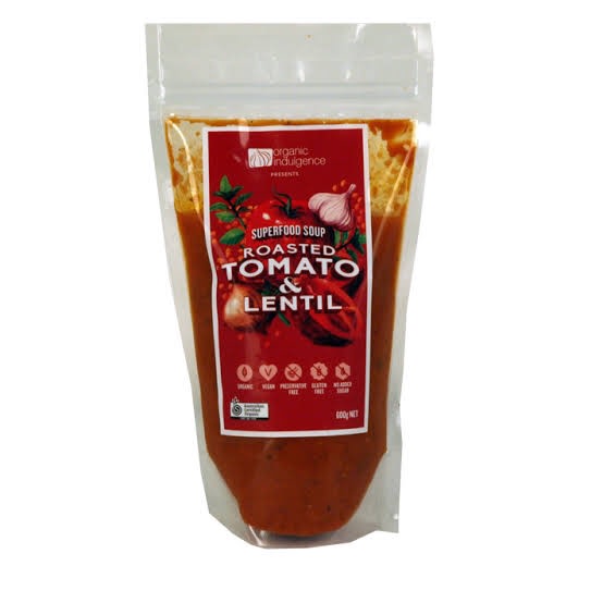 Roasted Tomato & Lentil Superfood Soup