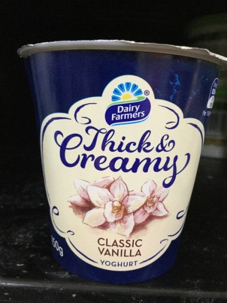 Thick & Creamy Classic Vanilla Yoghurt