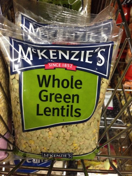 Whole Green Lentils