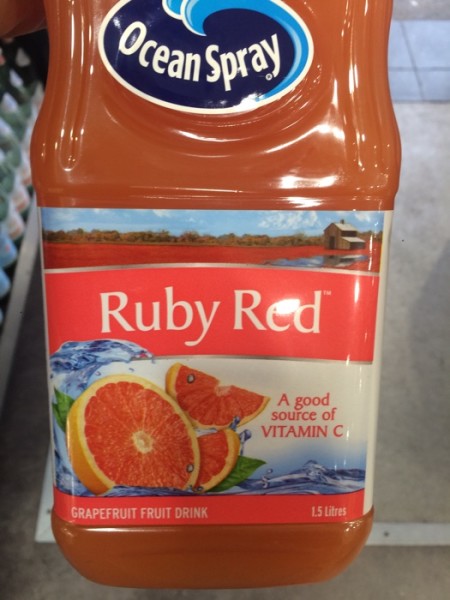 Ocean Spray Ruby Red Fruit Drink
