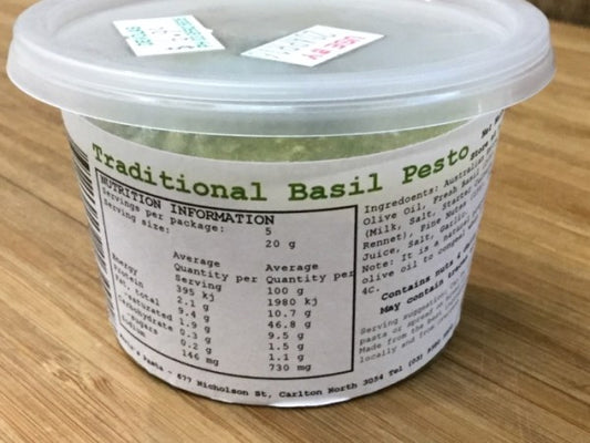 Traditional Basil Pesto