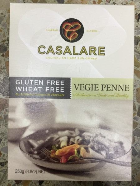 Gluten & Wheat Free Vegie Penne