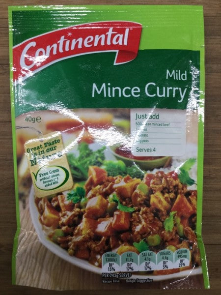 Continental Mild Mince Curry