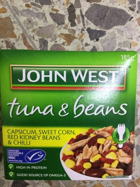Tuna & Beans Capsicum  Sweetcorn  Red Kidney Beans & Chilli