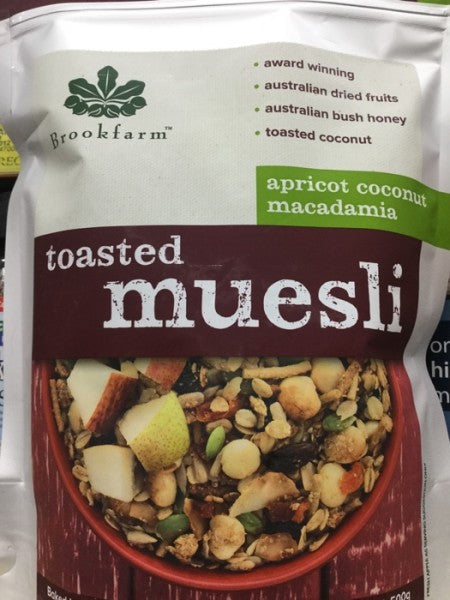 Toasted Muesli Apricot Coconut Macadamia