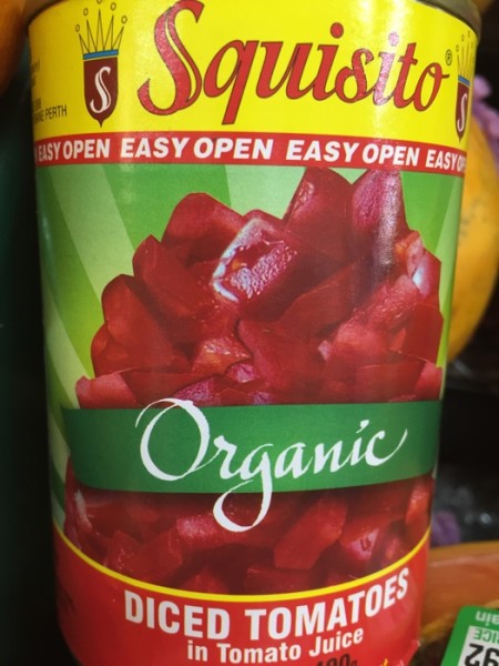 Organic Diced Tomatoes 