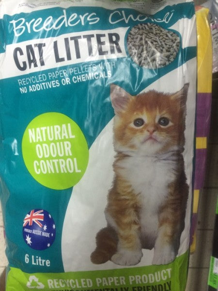 Breeders Choice Recycled Paper Cat Litter
