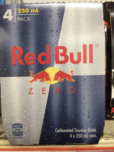 Red Bull Zero 4 Pack