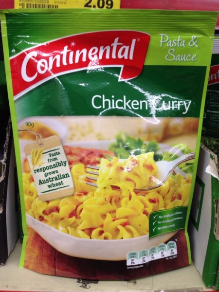 Chicken Curry Pasta and Sauce