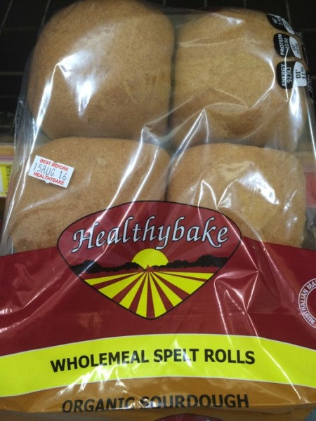 Wholemeal Spelt Rolls Organic Sourdough